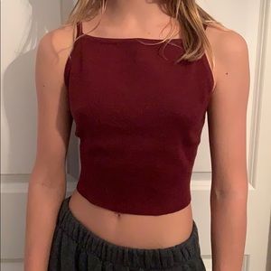 Crop top with back tie